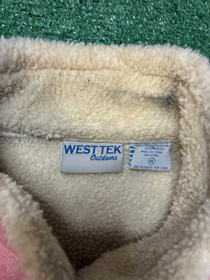 Pink Sherpa vest