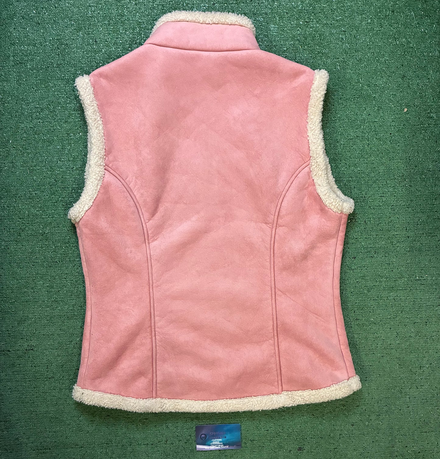 Pink Sherpa vest