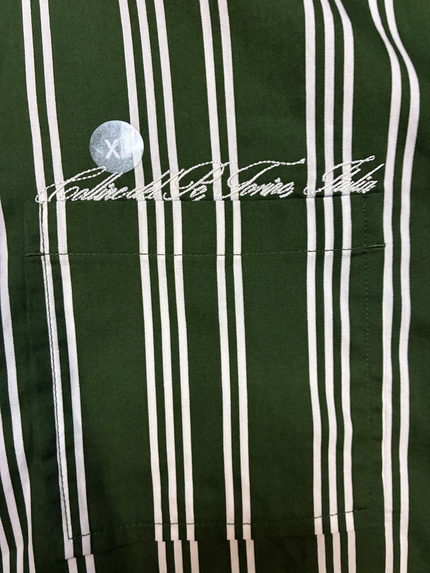 Pacsun Green Striped Hutton Long Sleeve