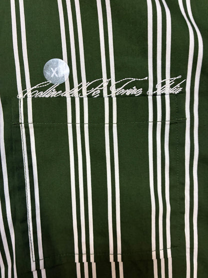 Pacsun Green Striped Hutton Long Sleeve