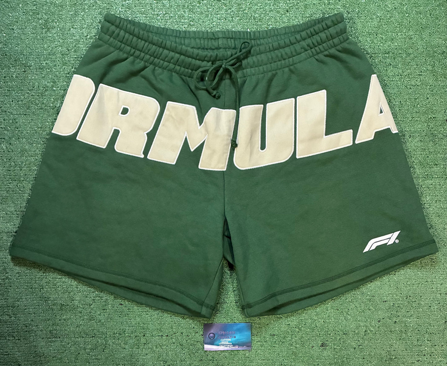 Formula 1 green shorts