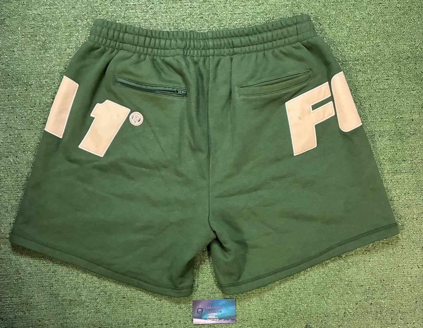 Formula 1 green shorts