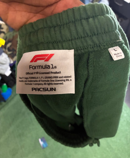 Formula 1 green shorts