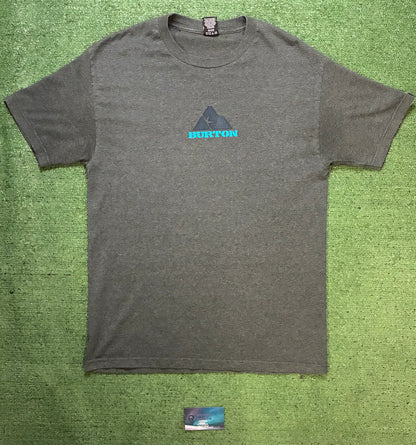 vintage charcoal gray Burton Snowboards tee