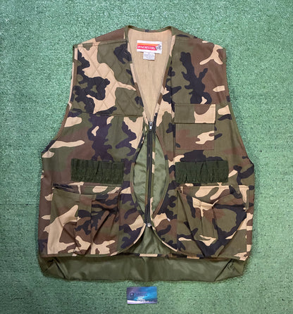 vintage 1980s Winchester woodland camouflage vest