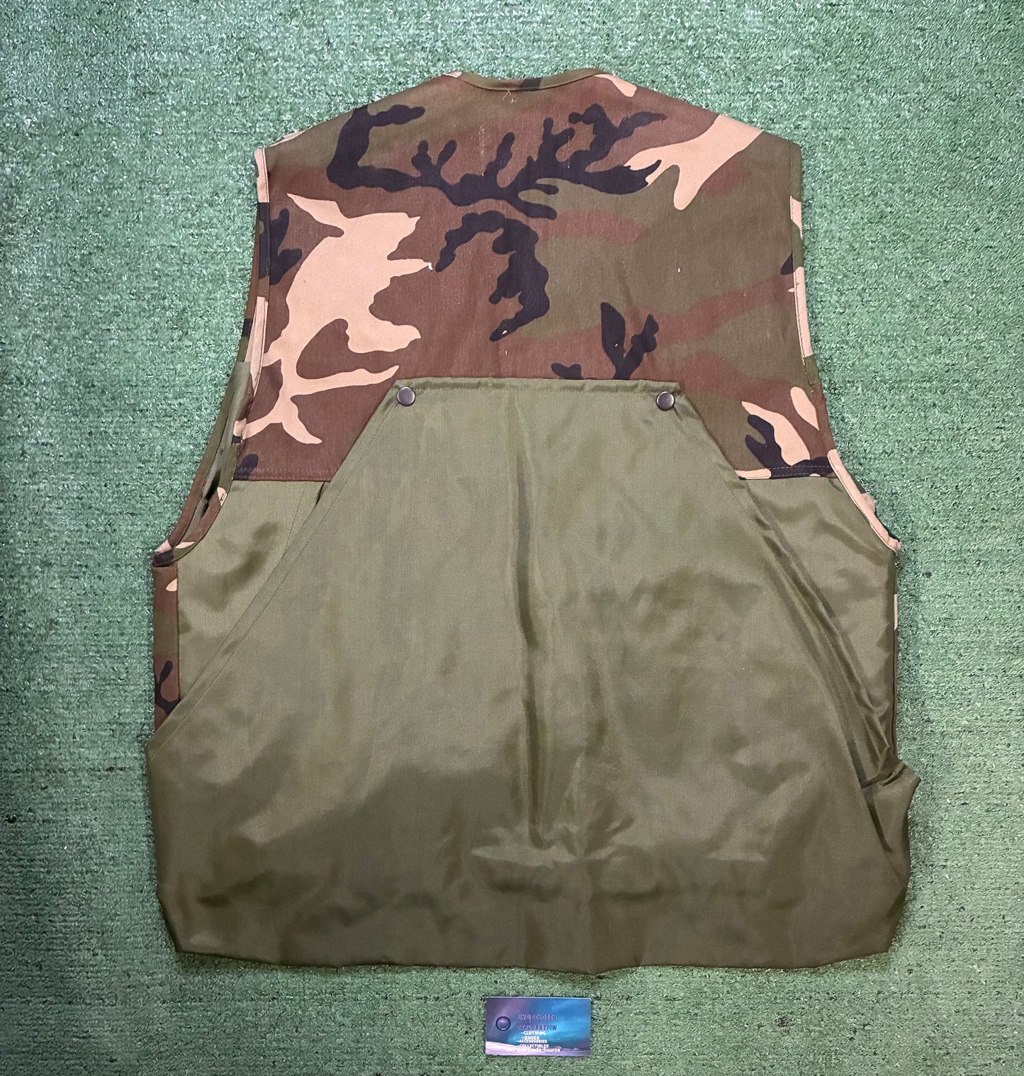 vintage 1980s Winchester woodland camouflage vest