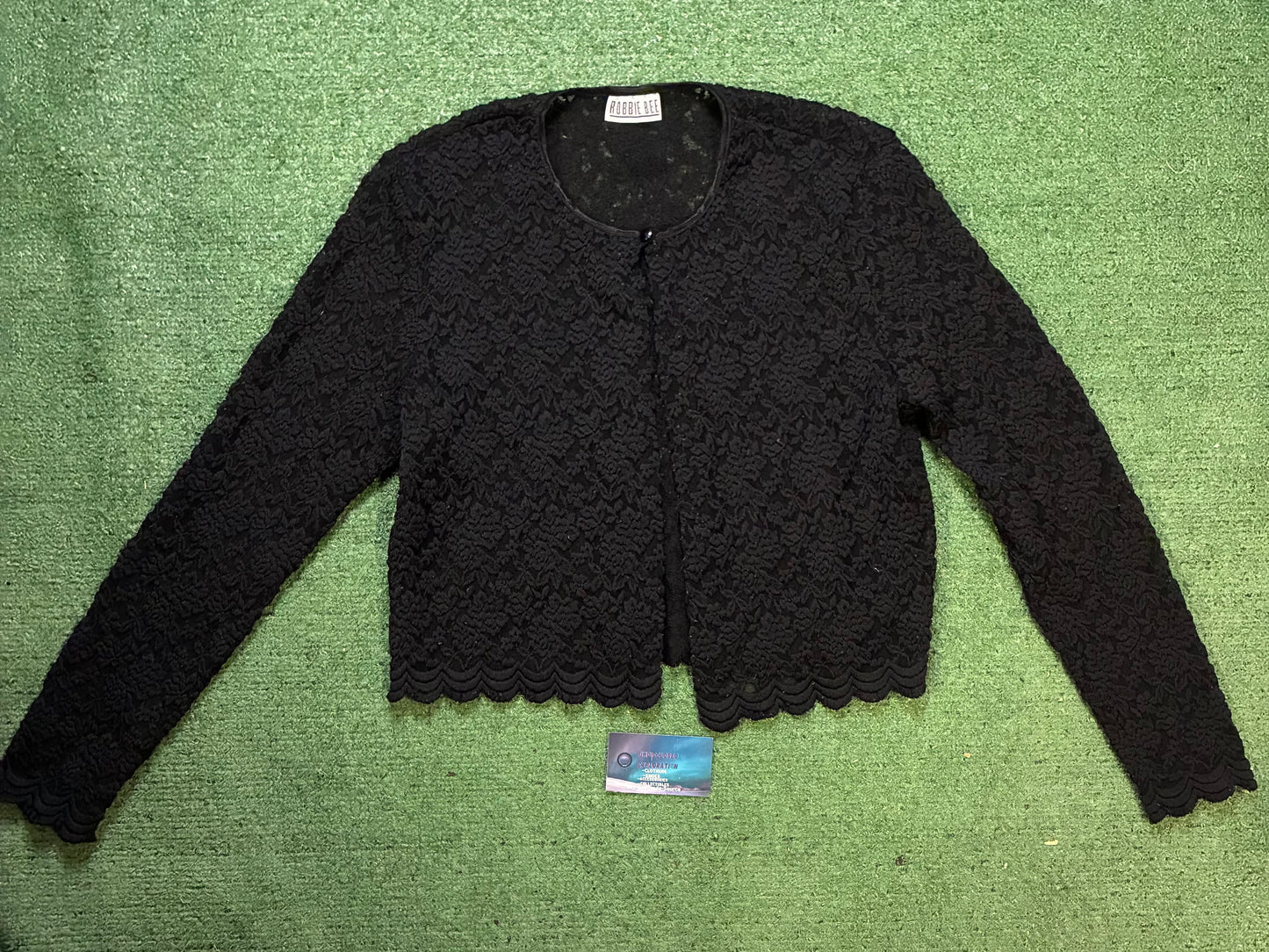 Vintage Robbie Bee Black Lace cardigan