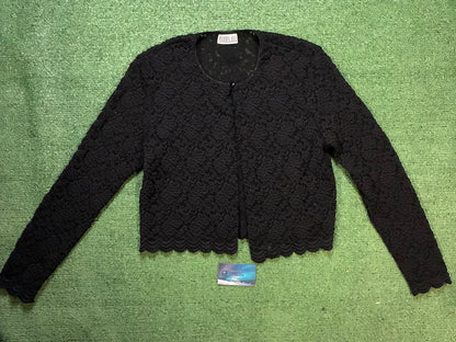 Vintage Robbie Bee Black Lace cardigan