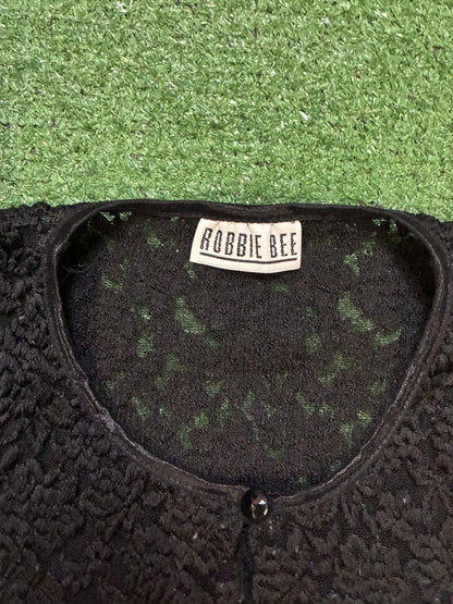 Vintage Robbie Bee Black Lace cardigan