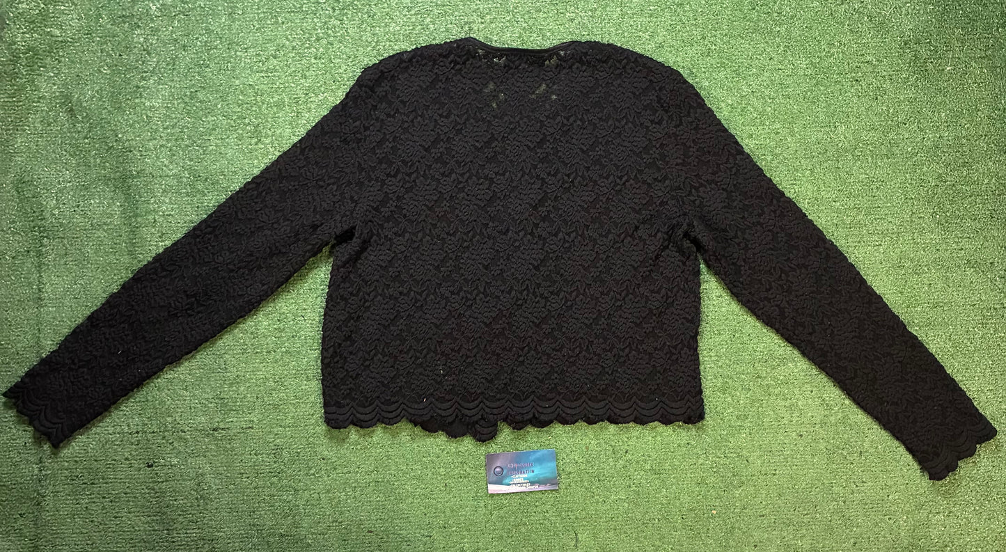Vintage Robbie Bee Black Lace cardigan