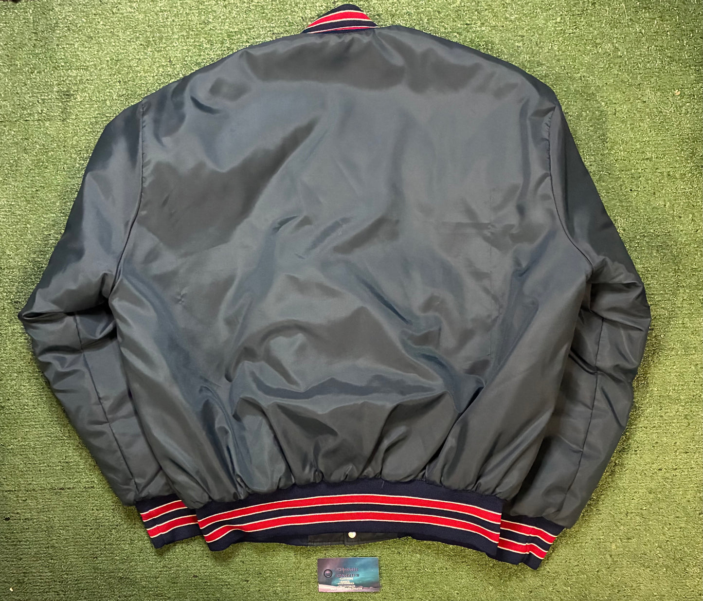 vintage 1990s Atlanta Braves satin bomber jacket