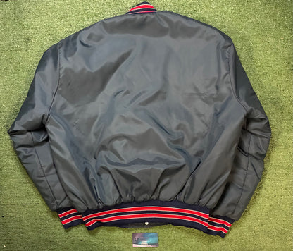 vintage 1990s Atlanta Braves satin bomber jacket