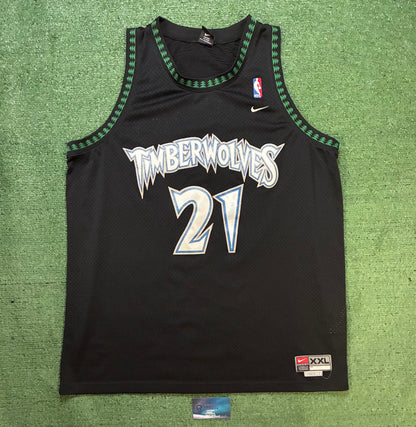 Vintage 1990s Kevin Garnett Minnesota timberwolves Nike jersey