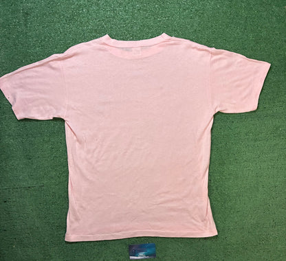 vintage 1970s I love CRB Kansas City pink & black tee