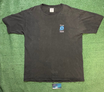 Vintage 1990s Microsoft internet explorer 4 tee