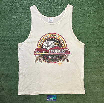 Vintage 2000s Sturgis black hills rally tank top