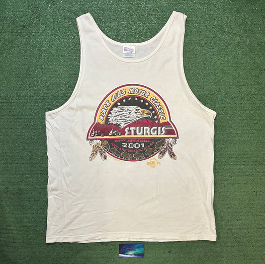 Vintage 2000s Sturgis black hills rally tank top