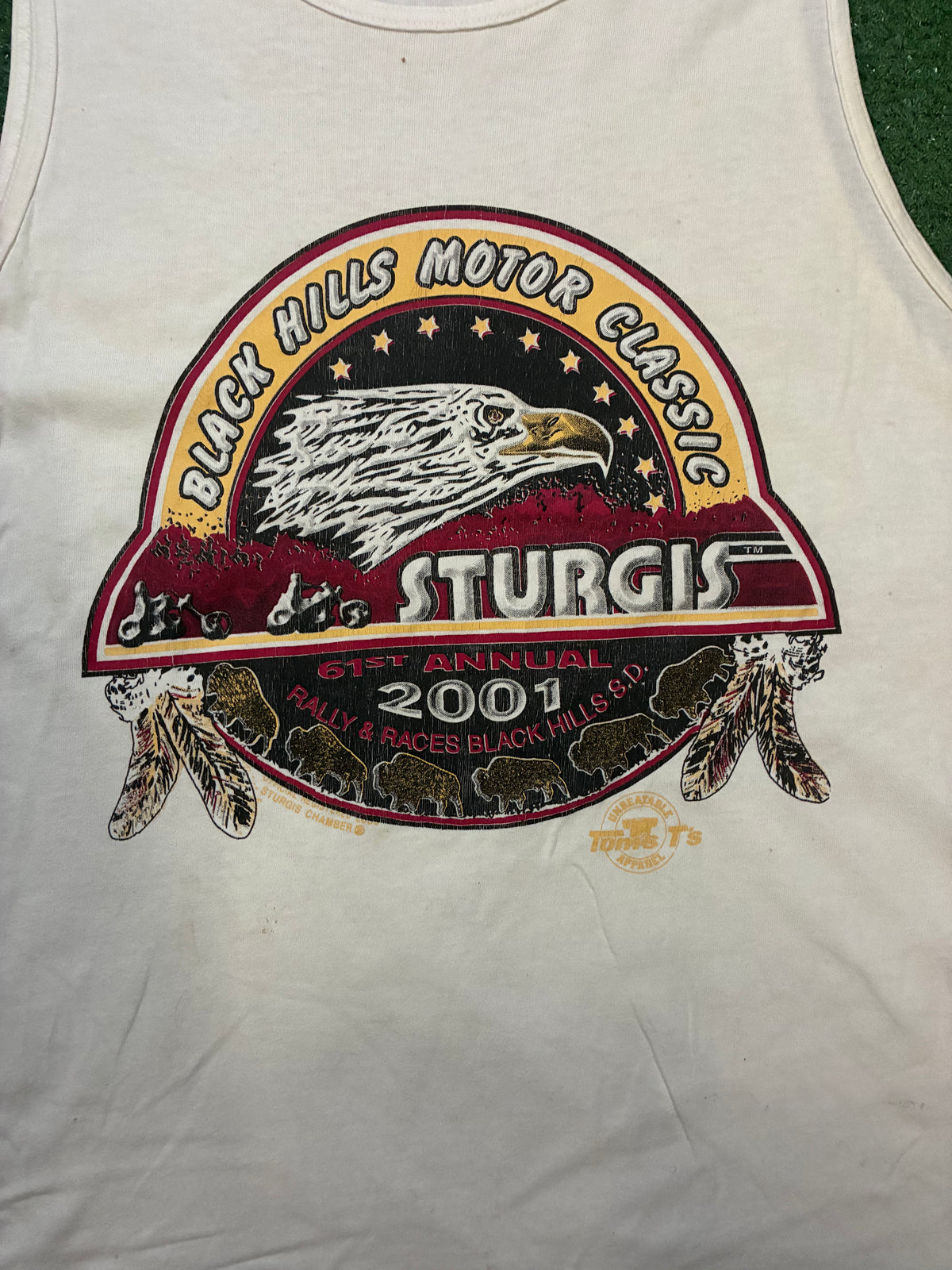 Vintage 2000s Sturgis black hills rally tank top
