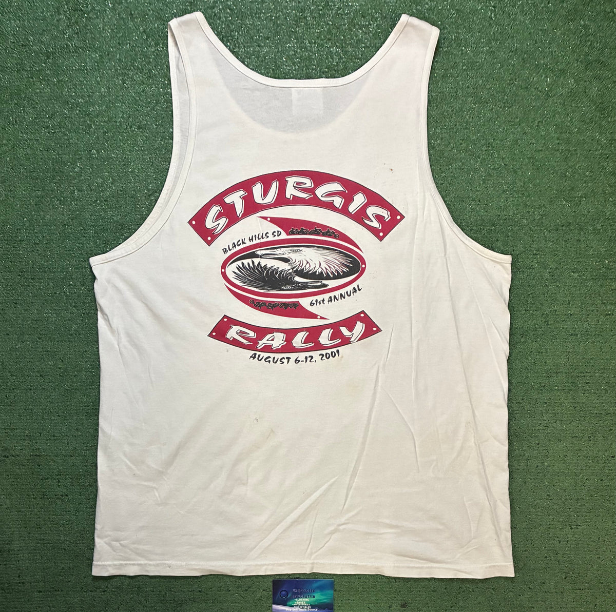 Vintage 2000s Sturgis black hills rally tank top