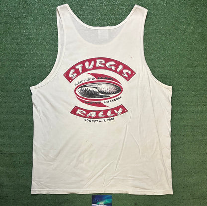 Vintage 2000s Sturgis black hills rally tank top