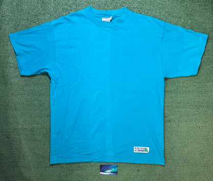 Vintage 1990s discuss athletics turquoise tee
