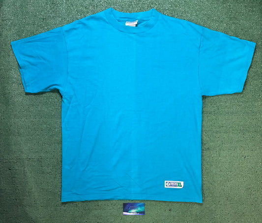 Vintage 1990s discuss athletics turquoise tee