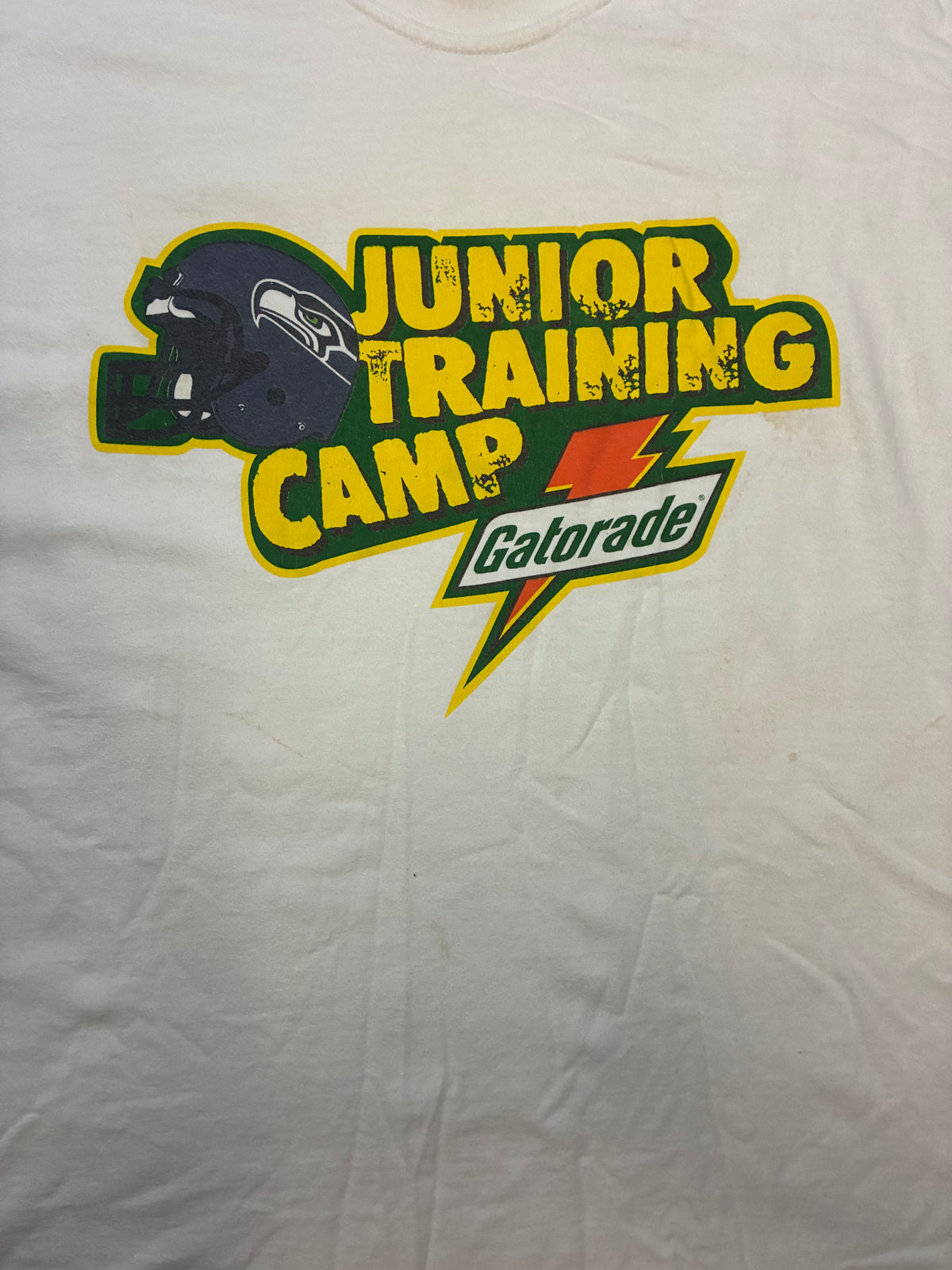vintage white Gatorade Junior Training Camp tee