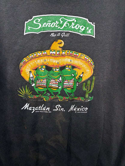 Vintage black Señor Frog's Mazatlán crewneck