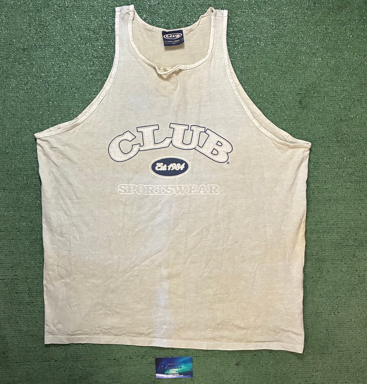 Vintage Club Sportswear grey tank top