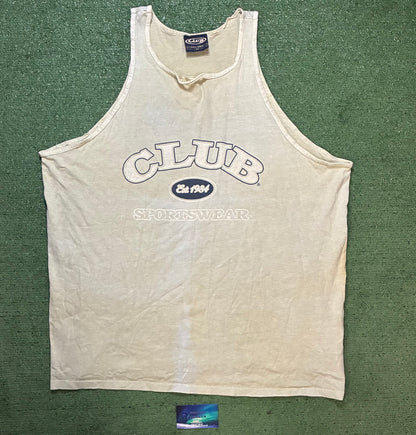 Vintage Club Sportswear grey tank top