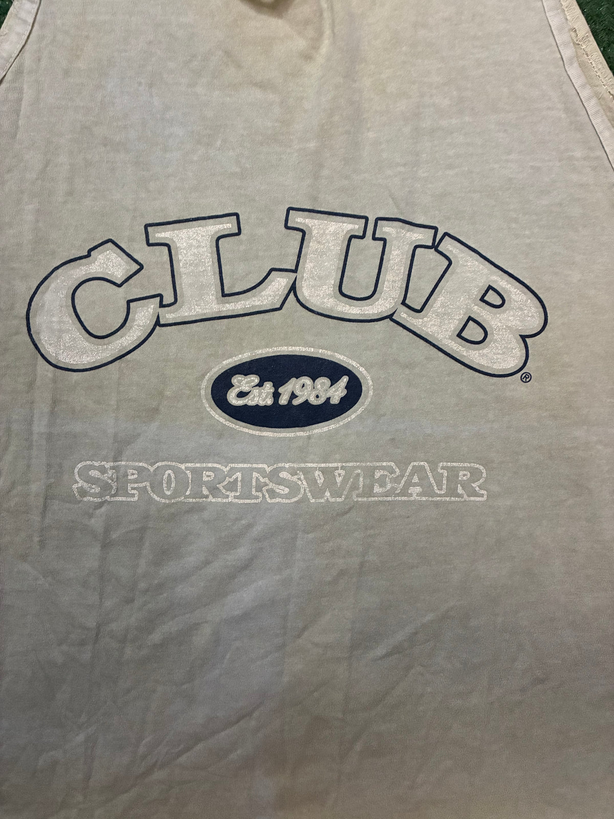 Vintage Club Sportswear grey tank top