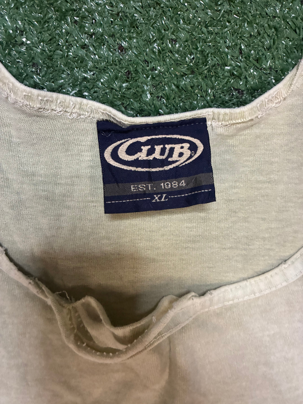 Vintage Club Sportswear grey tank top