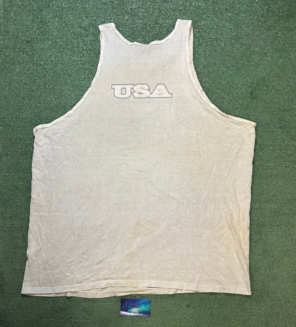 Vintage Club Sportswear grey tank top