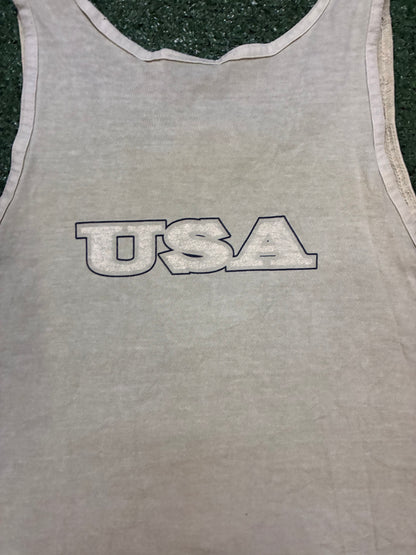 Vintage Club Sportswear grey tank top