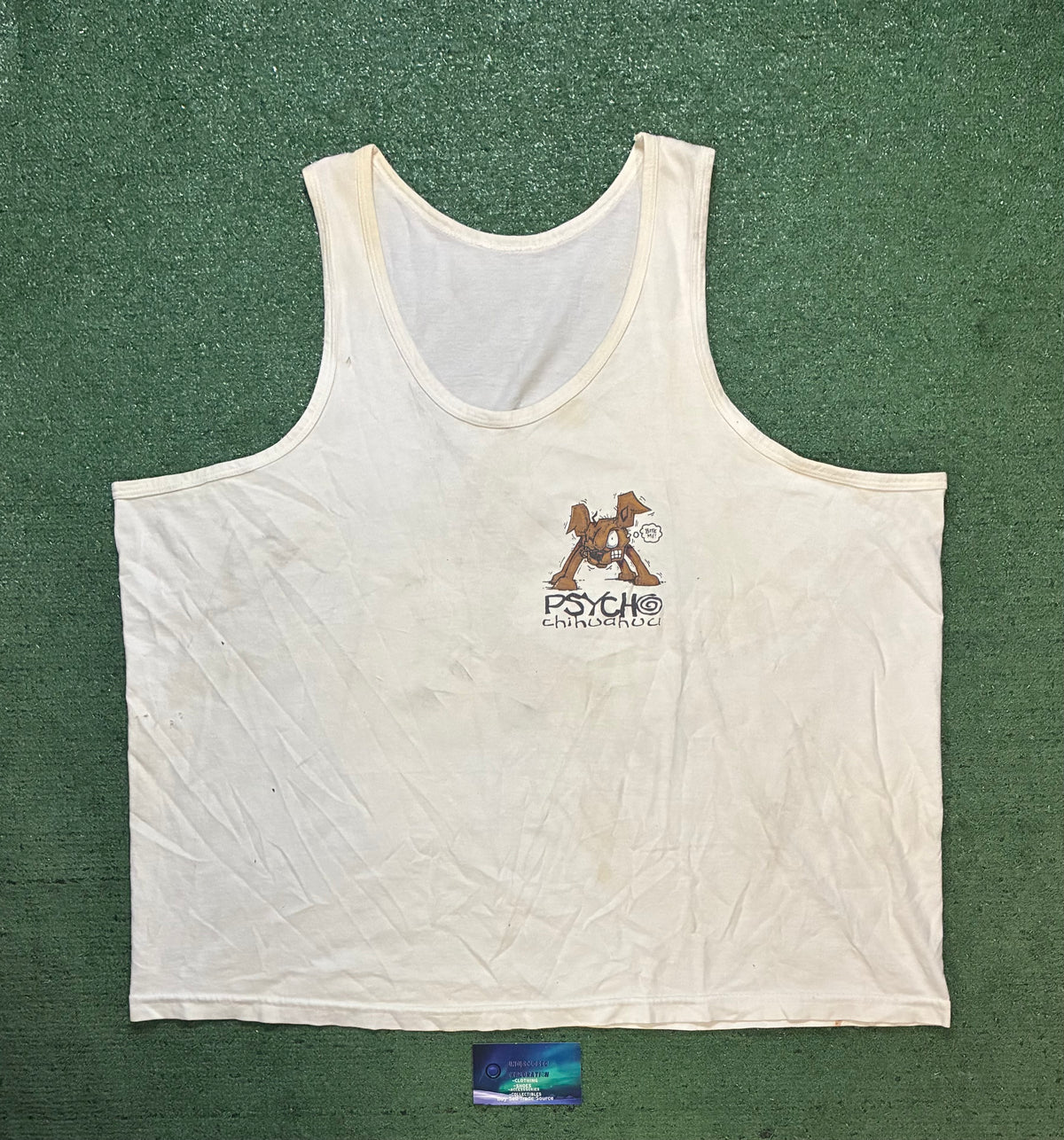 Vintage 1990s Psycho Chihuahua tank top
