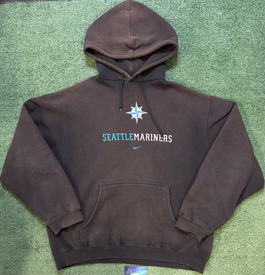 Vintage 1990s Nike Seattle mariners hoodie