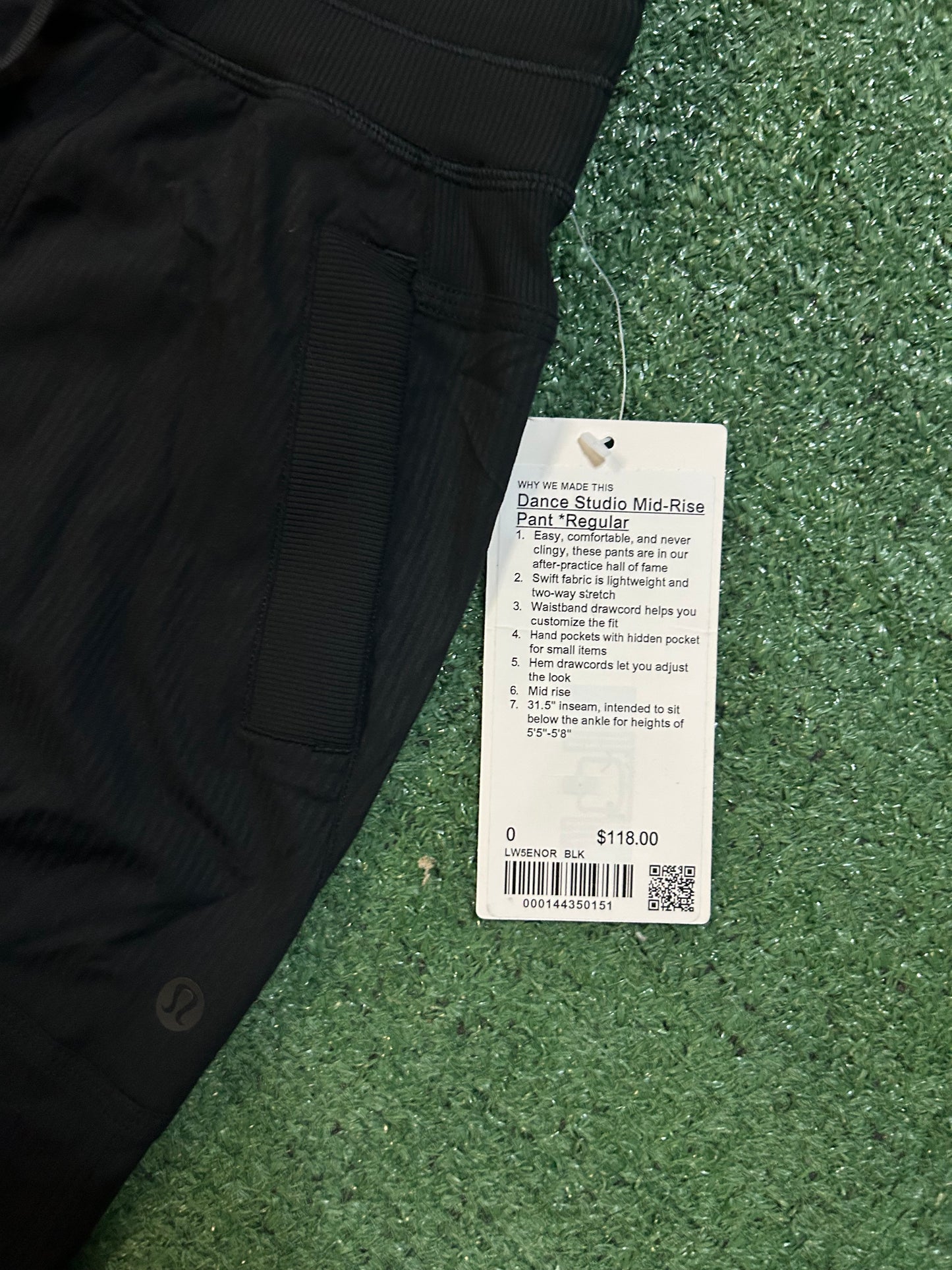 Lululemon dance studio black pants