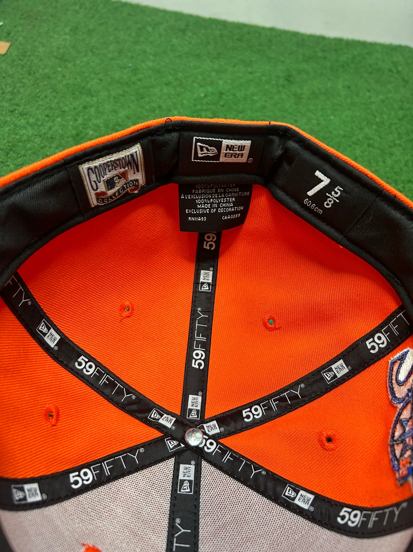 Seattle mariners orange crush new era fitted hat