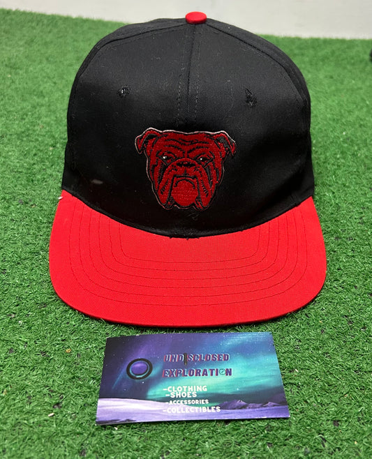 Vintage 1990s red dog hat