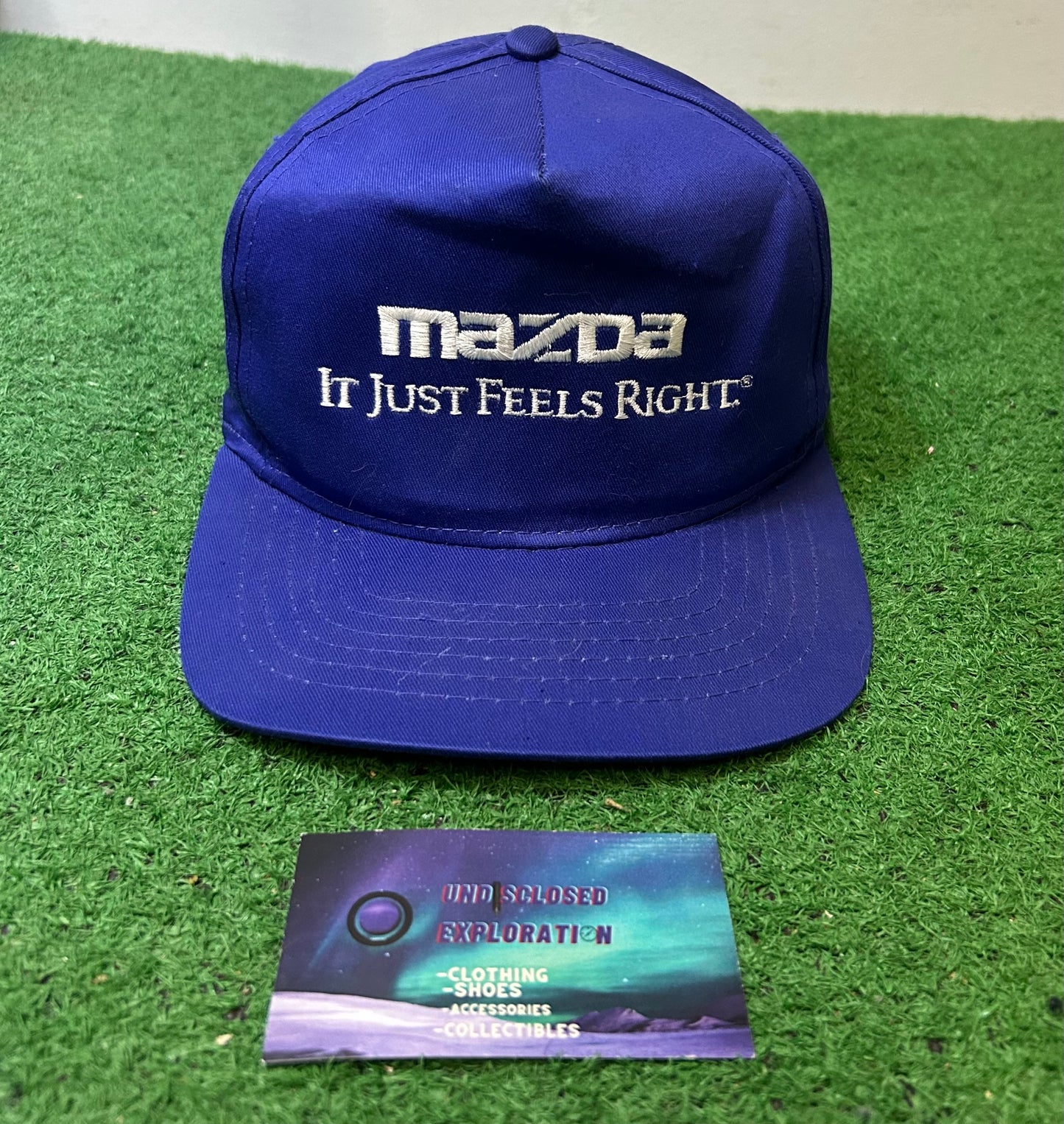 Vintage 1990s MAZDA it’s just feel right hat