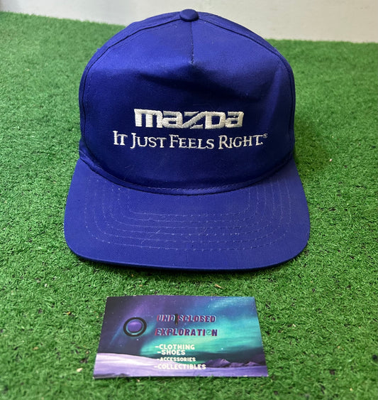 Vintage 1990s MAZDA it’s just feel right hat
