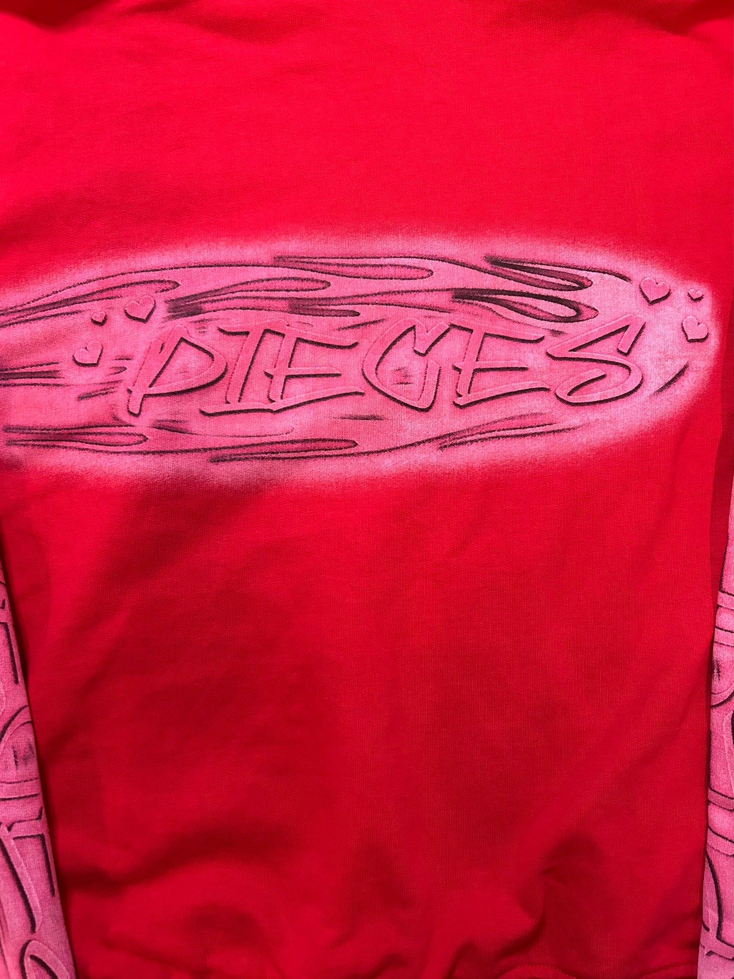 Pieces of knowledge red hoodie