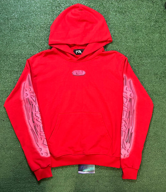 Pieces of knowledge red hoodie