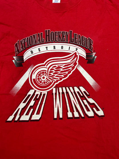 Vintage 1990s NHL Detroit red wings tee