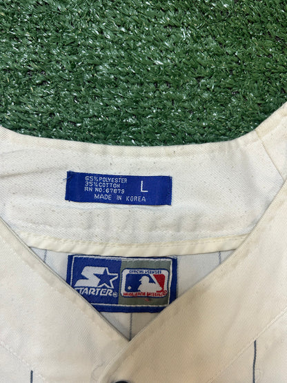 Vintage 1990s Starter New York Yankees pinstripe jersey