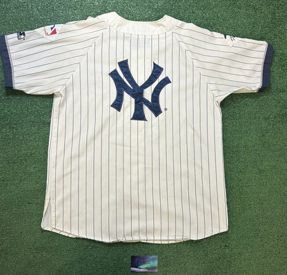 Vintage 1990s Starter New York Yankees pinstripe jersey
