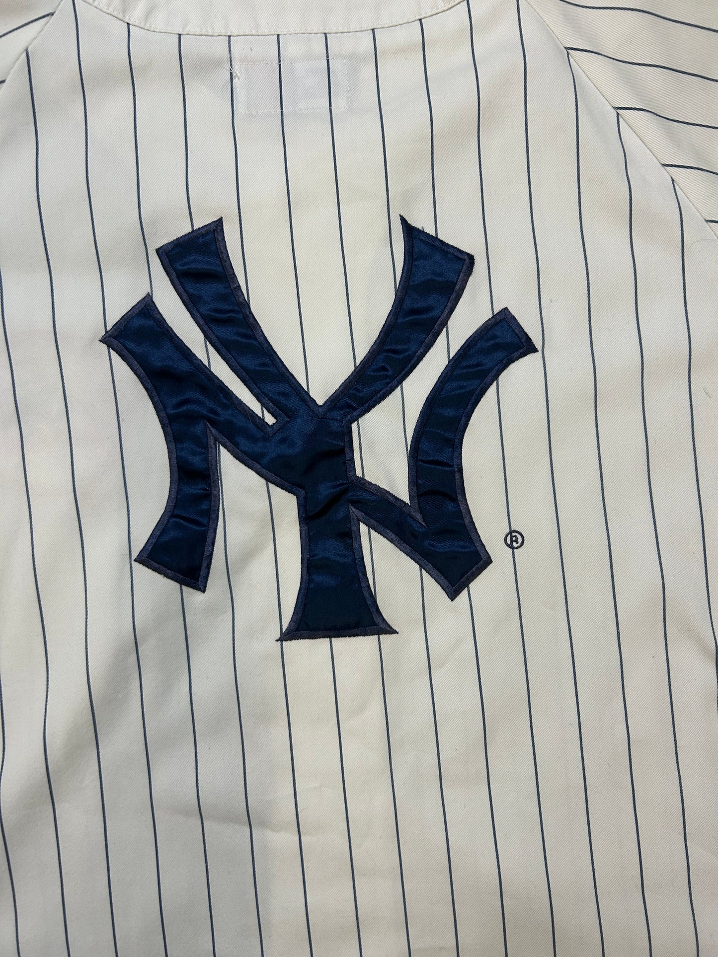 Vintage 1990s Starter New York Yankees pinstripe jersey