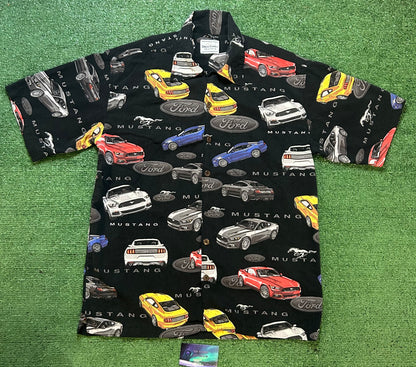 David Carey Originals Ford Mustang short sleeve button up