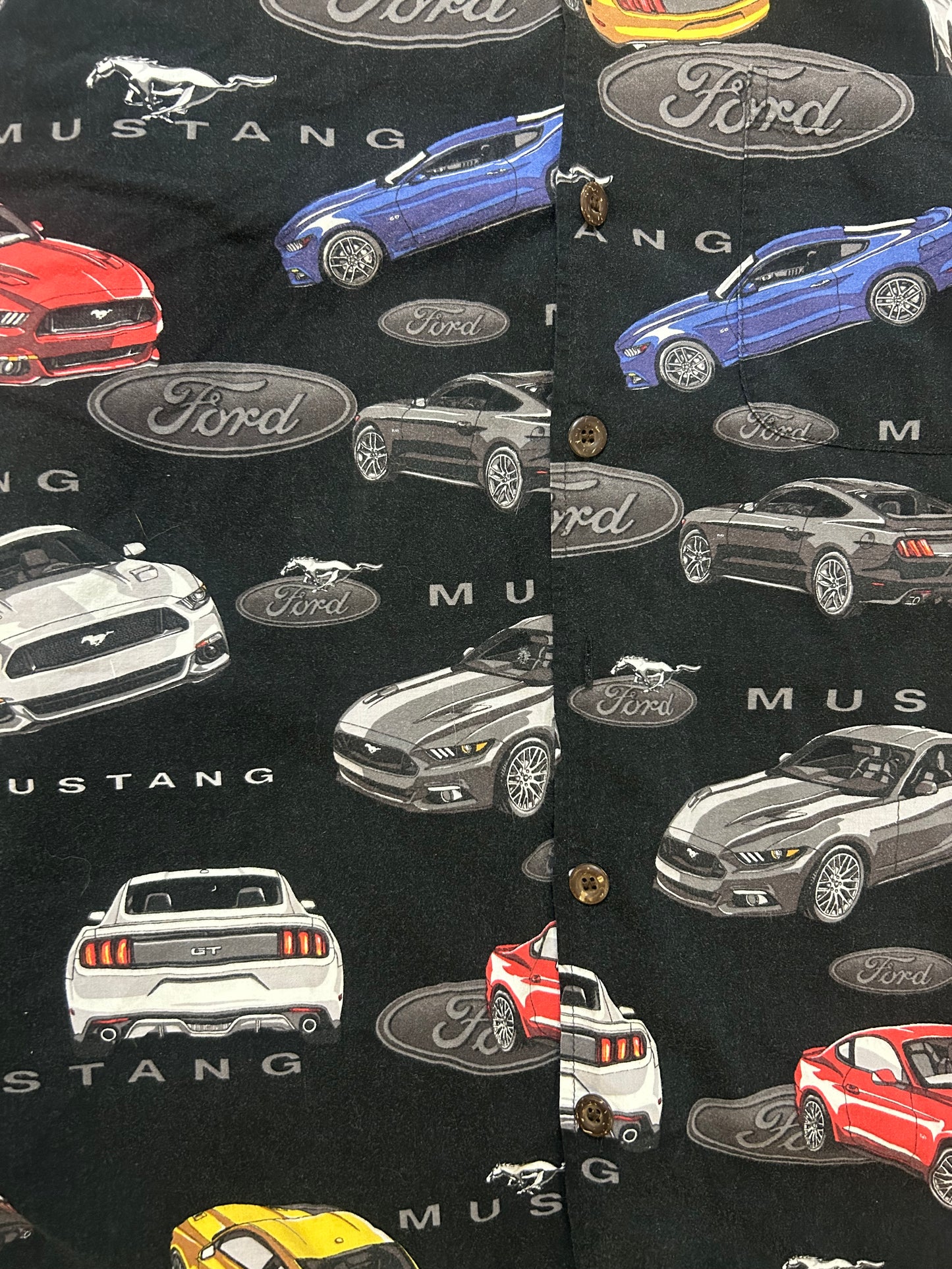 David Carey Originals Ford Mustang short sleeve button up