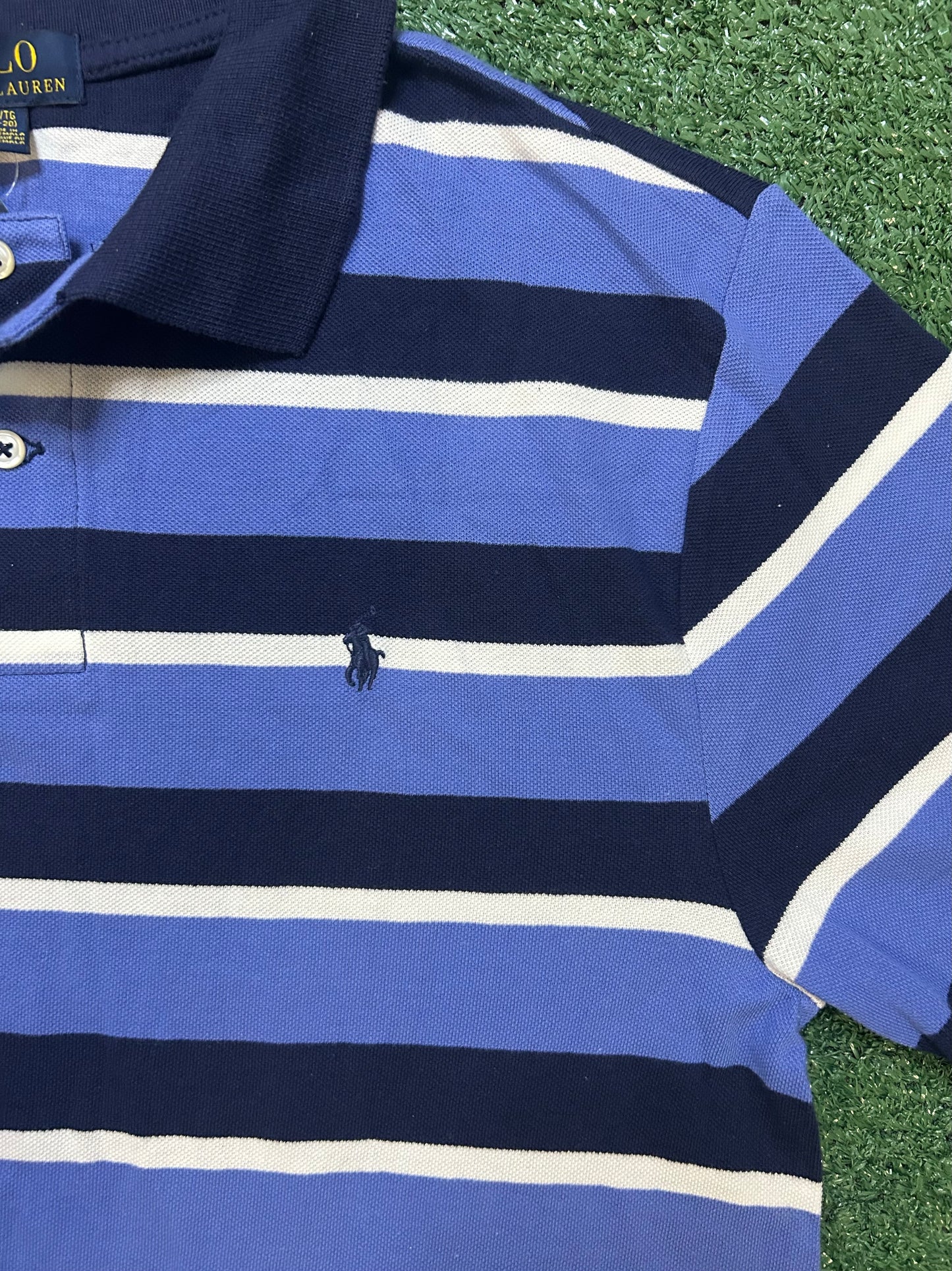 Polo Ralph Lauren navy and blue polo